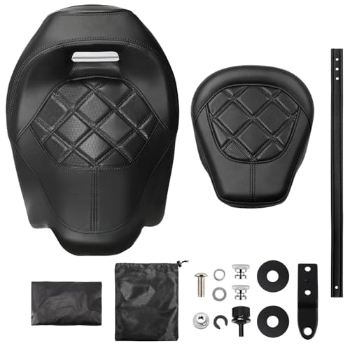 Asiento doble de perfil bajo para motos Touring Street Glide y Road King