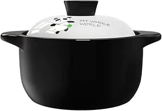 Casserole Clay Pot 2.5L Stew Pot Casserole Ceramic Saucepan High Temperature Resist Cooking Pan Stockpot(1.6L)