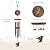 Hippolytusiart Hummingbird Wind Chimes for Outside,32 "Memorial Outdoor Wind Chime Create a Zen Atmospherer,Hummingbird Gift for Women Mother Father Christmas,Home Garden Patio Yard Decor(Copper)