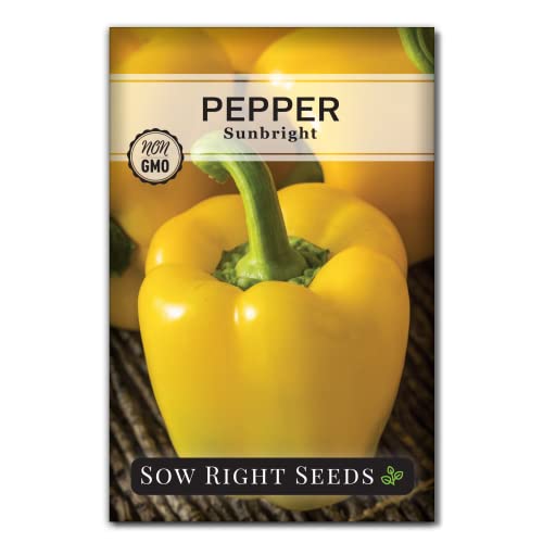 Sow Right Seeds - Sunbright Pepper Seeds for Planting -