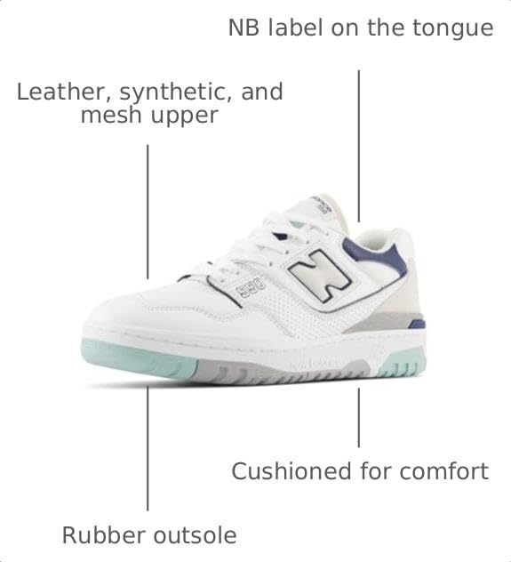 Image of New Balance Men's 550 Sneakers