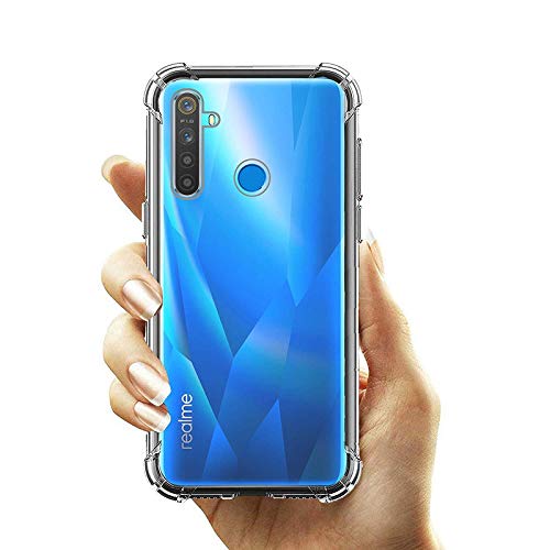 SmartPoint Bumper Transparent (Drop Protection) with Anti Dust Plugs Shockproof Slim Back Cover Case for Realme 5s (B08TMRGQYZ) Amazon Price History, Amazon Price Tracker