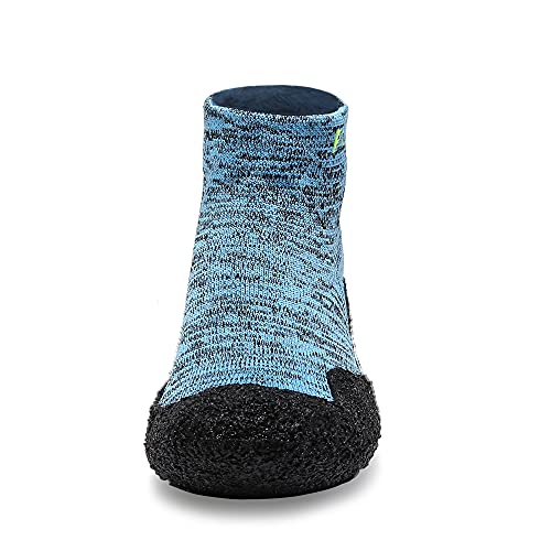 Women's Water Shoes Socks For Male Minimalist Running Sock Soft Athletic Gym Workout Lady Lightweight Knit Kayaking Driving Sailing Trekking Yoga Mesh Footwear Size 6.5 Cyan Blue #TOP2
