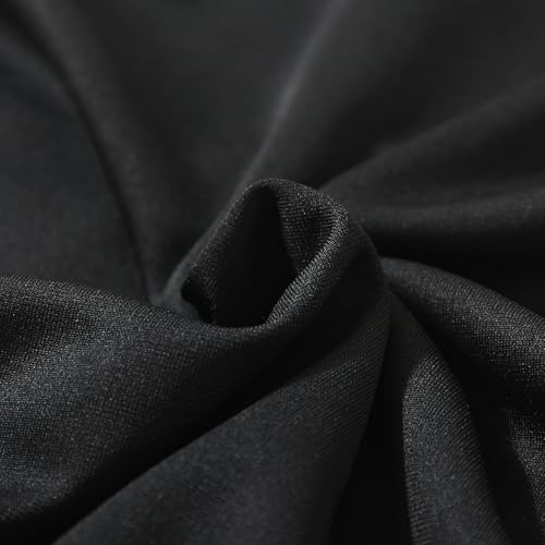Image of CAMDOM Church Clergy Dress for Women Minister Half Sleeve Loose Elegant Dress with Tab Collar
