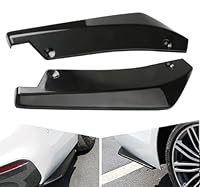 MGYMGY Auto Heckspoiler Für VW Golf Cabriolet/Sportsvan, 2 Stück Karosserie Spoiler Lippe, Splitter Diffusor, Haifischflosse Karosserie Lip Spoiler,Black