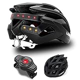 LIVALL BH60SE Adult Smart Bike Helmet with Turn Signal Light and 14 tail lights, Built-in Speaker and Microphone, Bluetooth Connection to Phone, Ultra-light and Ventilated Man and Woman Cycling Helmet