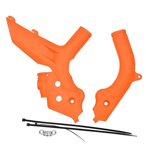 Sabot moteur orange antichoc pour moto EXC EXC-F 125-500 tout-terrain