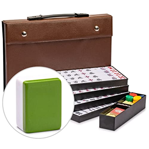 Mahjong Japonés Set con Pulsera Mini Físico miniatura 2