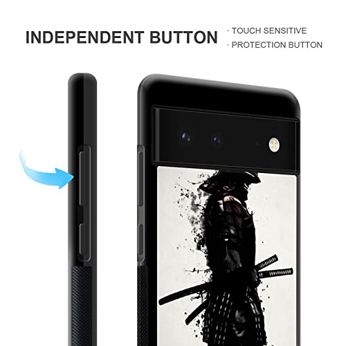 Coque Google Pixel 6 antichoc et anti-rayures design samouraï