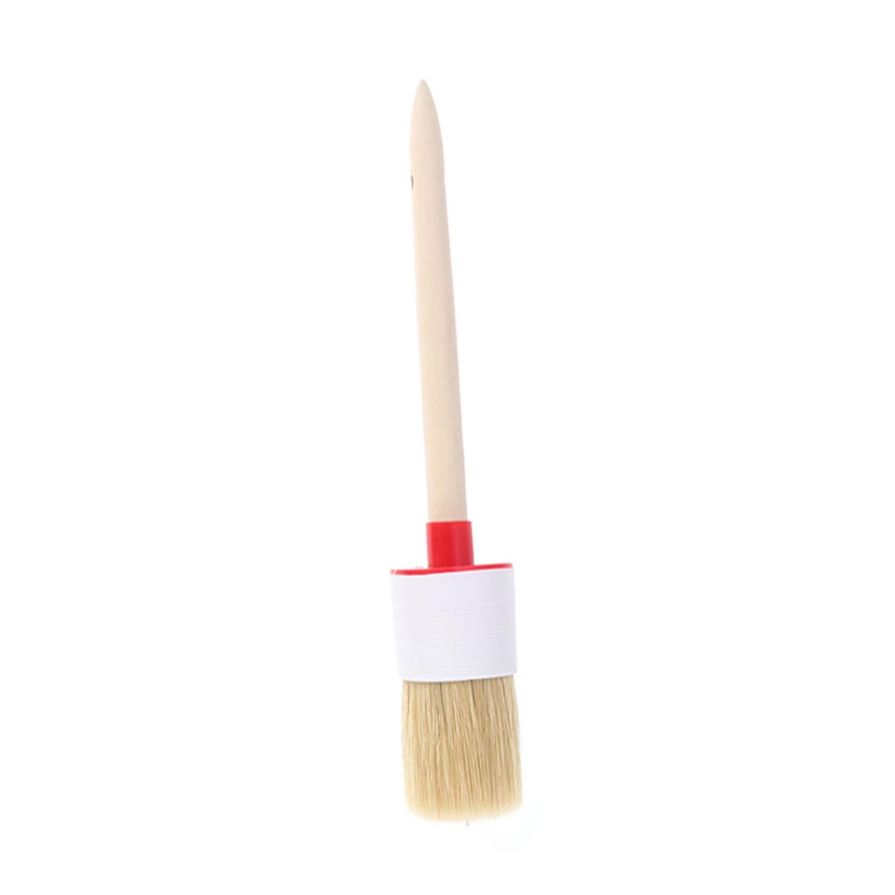 HEMOTON 1 Pc Round Bristle Oil Painting Brush with Wooden Handle Versatile for Gouache Watercolor Painting Ergonomic Design for Comfort Present for Artists