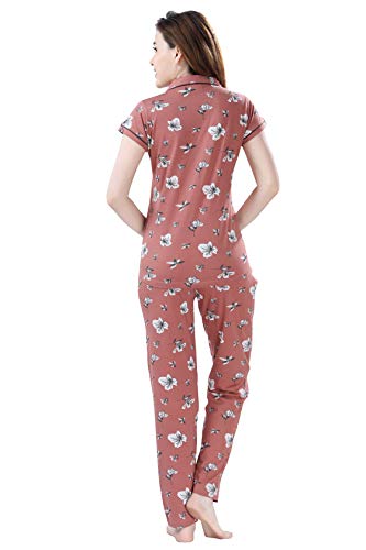 Image of AV2 Women's Cotton Polka Dots Night Suit Pajama Set