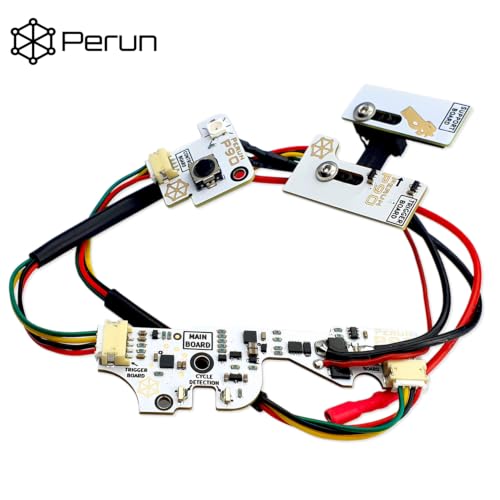 Image of Perun Mosfet Upgrade for AEG Airsoft Rifle V2 Tokyo Marui Gearbox V3, G&G ETU Gearbox, Krytac Kriss Vector, VFC G28 /HK417 Gearboxes, and HPA Systems - Programmable Fire Modes, Precocking, DMR Mode
