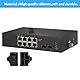 110 Stück Silikon Staubschutz RJ45 Port Staubschutz Abdeckung, Schwarz Hub Port RJ45 Anti-Staub-Abdeckkappe Schutzstecker Ethernet Schalter, Router