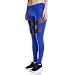 SOUTEAM Women's Mesh Workout Sports Pants Gym Yoga Leggings with Hidden Pocket (X-Large, Blue)