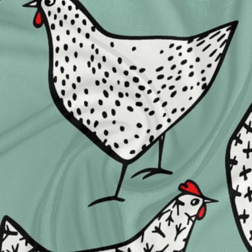 Silk Scarf for Women, Watercolor Tropical Turtle Back Leaves Breathable Hair Scarf, Square Neckerchief3