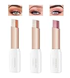 LJXWRF Glitter Gradient Eyeshadow Stick, Glitter Double Colour Gradient Eyeshadow Stick Two Tone, Tw