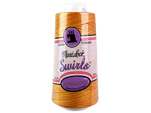 American & Efird A&E Maxi Lock Swirls Thread 3000yd PeachOrngPrfait MLockSwrlThrd3000PeachParfait