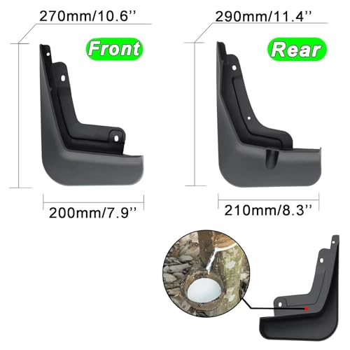 Garde-boue Tiggo 8 Pro Plus protection carrosserie pour routes de campagne et pluie - 4
