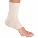 Zensah Ankle Support - Compression Ankle Brace - Great for Running, Soccer, Volleyball, Sports - Ankle Sleeve Helps Sprains, Tendonitis, Pain, Beige, Small