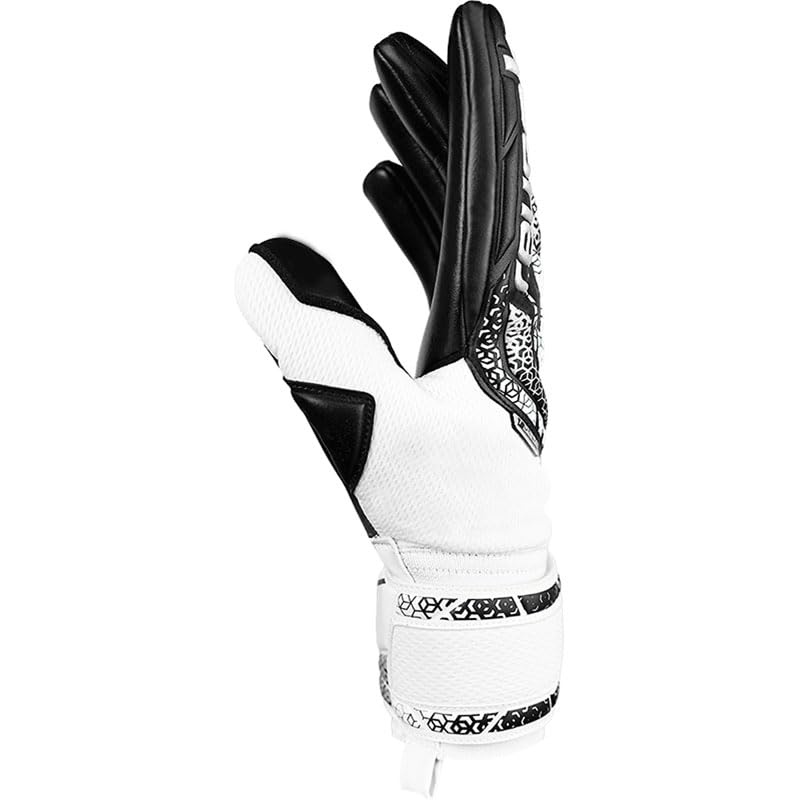 Reuch Attract Gold NC Soccer Keeper Gloves Keite 25SS [5560155-1125] [1125] White/Silver 8 5560155
