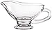 Circleware Saucy Glass Gravy Dish with Handle, 10 oz, Clear