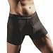 Produktbild ESGE - Jeans - Herren Pants Shorts - im 3er Spar-Pack - Unterhose kurz mit Bein - Feinripp mit Eingriff und weichem Komfortbund Größe 5 bis 9 - Dunkel-Blau und Schwarz (8, 3 X Schwarz)