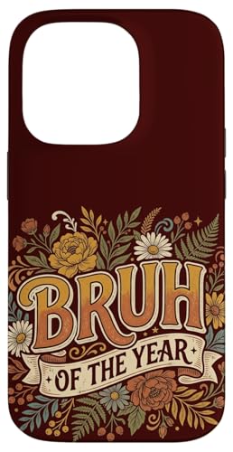 Bruh of the Year Funny Vintage �X�}�z�P�[�X iPhone 14 Pro �p