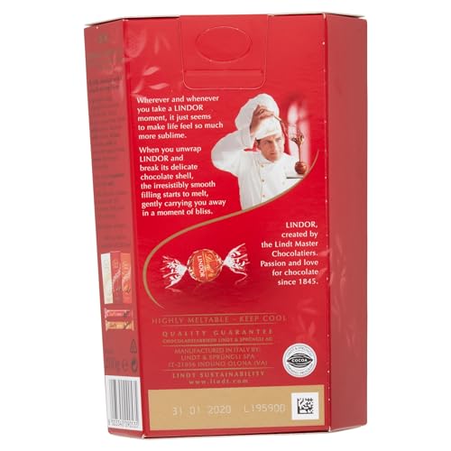 Image of Lindt LINDOR Milk Chocolate Truffles, 7.05 oz / 200 g