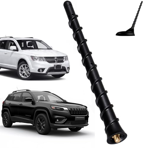 Acdogeer 7 Inch Antenna Fits for 2011-2025 Jeep Cherokee Grand Cherokee Dodge Avenger Liberty Durango Dart Journey Antenna for Chrysler 200 for Fiat 500 OEM 5091100AA 68297936AA 5091100AB