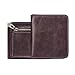 FANDARE Nuova Unisex Portafoglio Minimalista Portacarte in Pelle Uomo Donna Wallets, Porta 6 Carte di Credito Uomo Piccolo, Porta Tessere con Portamonete e Scomparti Banconote Nero immagine