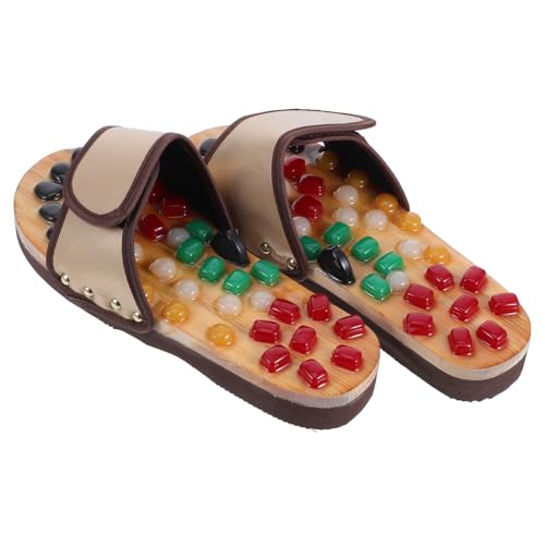 BCOATH Stone Massage Slippers Household Feet Slippers for Men Foot Fatigue Relief