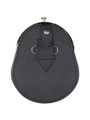 White Kilt Sporran Traditional Scottish Celtic Cantle Wedding Kilt Dress Sporran With Chain & Belt3