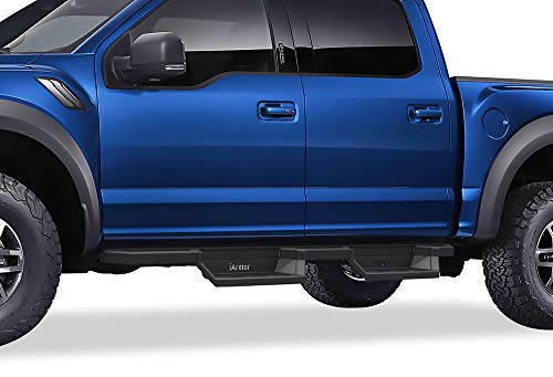 APS Drop Steps Running Boards Rocker Slider Compatible with Ford F150 2015-2023 SuperCrew Cab & F150 Lightning 2022-2023 & F-250 F-350 Super Duty 2017-2022 Crew Cab