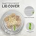 Ram-Pro Microwave Cover for Food, Splatter Proof Plate Guard, Lid Food Cover, for Microwave Oven with Steam Vents, Clear Dishwasher Safe BPA Free Plastic, 11.5 Inch, 41752PN-A