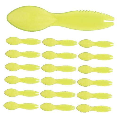 WEKADRIN 20pièces Cuillère à Kiwi Plastique Multi-usage Outil Éplucheur Fruits Réutilisable Ustensile Cuisine