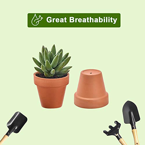 Vensovo 3 Inch Terra Cotta Pots With Drainage thumb #5