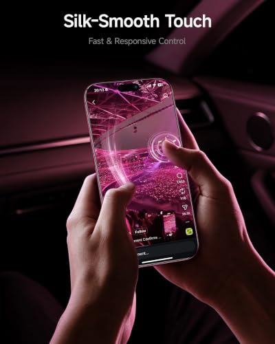 Image of SMARTDEVIL 2 Pack for Phone Pro Max 2027 Screen Protector, 9H Hardness Military Grade Shatterproof, HD Clear Tempered Glass with Auto Dust-Elimination, Bubble Free, Easy Installation, Case Friendly