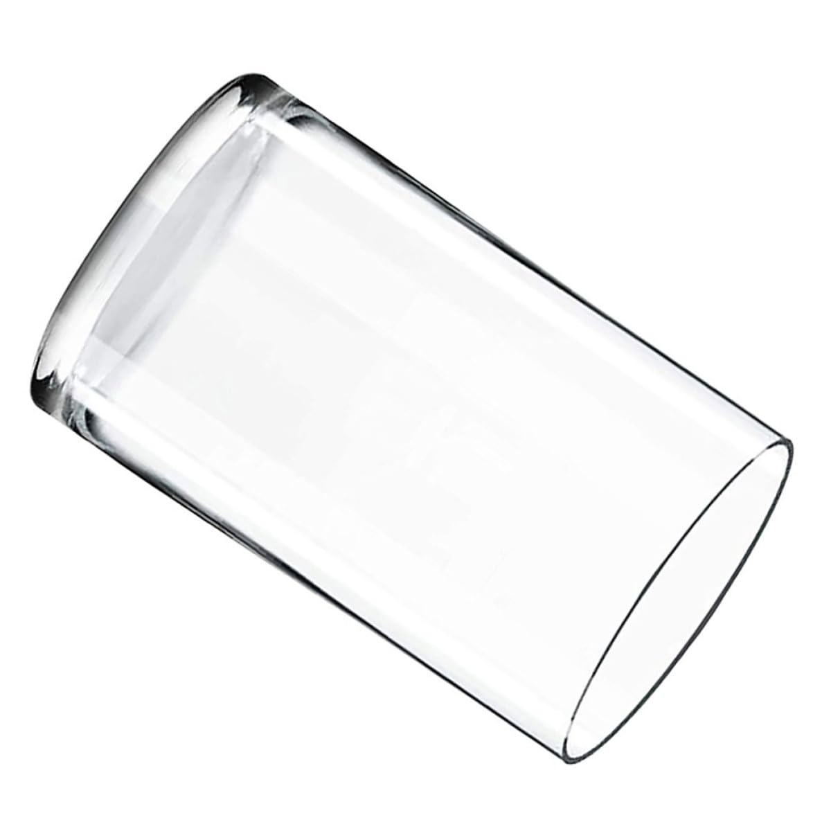 Recipiente de cristal simple cilíndrico con transparencia óptica y altura de 30cm