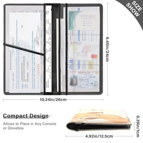 Organizador para Documentos de Auto PU miniatura 3