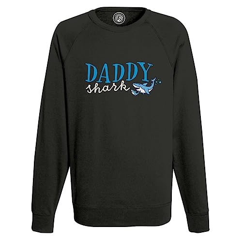 Sweatshirt Homme Papa Requin en coton doux pour la famille