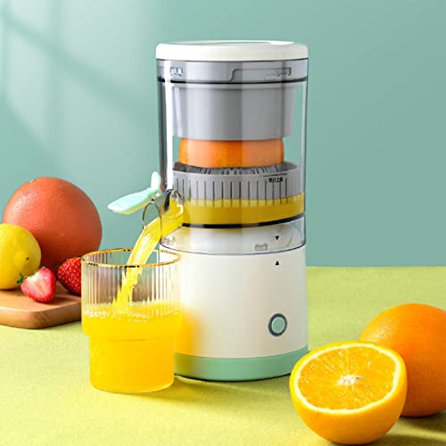 YUYTE Presse-Agrumes électrique,Extracteur de Fruits Multifonctionel,Machine à Jus 360 ° Portable électrique Automatique Extracteur de Jus d'orange pour la Maison,la Cuisine,L'hôtel de Voyage
