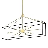 Hudson Valley Lighting 8948-AGB/BK Glendale - 10 Light Island in Contemporary/Modern Style - 10...
