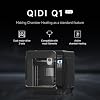 QIDI Q1 Pro 3D Printer Bundle with QIDI PAHT-CF Filament Black