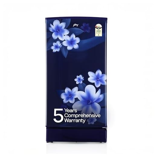 Godrej 180 L 2 Star Advanced Capillary Technology, With Jumbo Vegetable Tray Direct Cool Single Door Refrigerator(RD EDGE 205B WRF PP BL, Pep Blue)