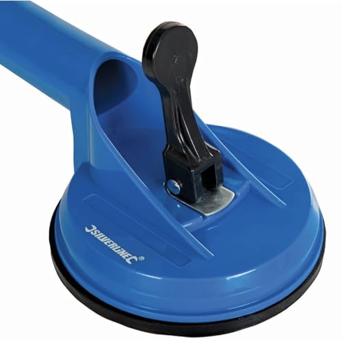 Ventouse de pare-brise triple Silverline 868582 bleue pour éviter les chutes de vitres