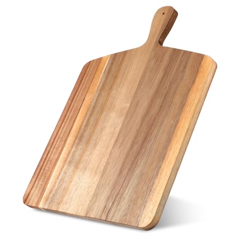 Tabla de Cortar de Madera Acacia 43x33x1.5 cm con Mango miniatura 1