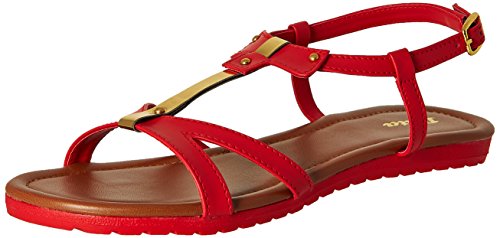 BATA Women's Jenny Red Fashion Sandals - 4 UK/India (37 EU)(5615402)