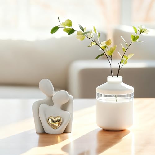 kompakte Maße 18x12x8 cm - Detailansicht von QingWing Paar Statue Romantik Test – Dealfoxx.de