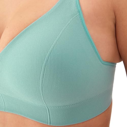 Image of Maidenform Women's M Rib Seamless Bralette, Soft Wireless Pullover Bra, Convertible Straps