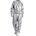 Traje de Sauna Traje de Sudadera for Hombres y Mujeres sin Metales Pesados y Ftalatos CTI Probado,Sauna de 2 Piezas Traje de Entrenamiento de Boxeo Gimnasio Sudoración Deportiva